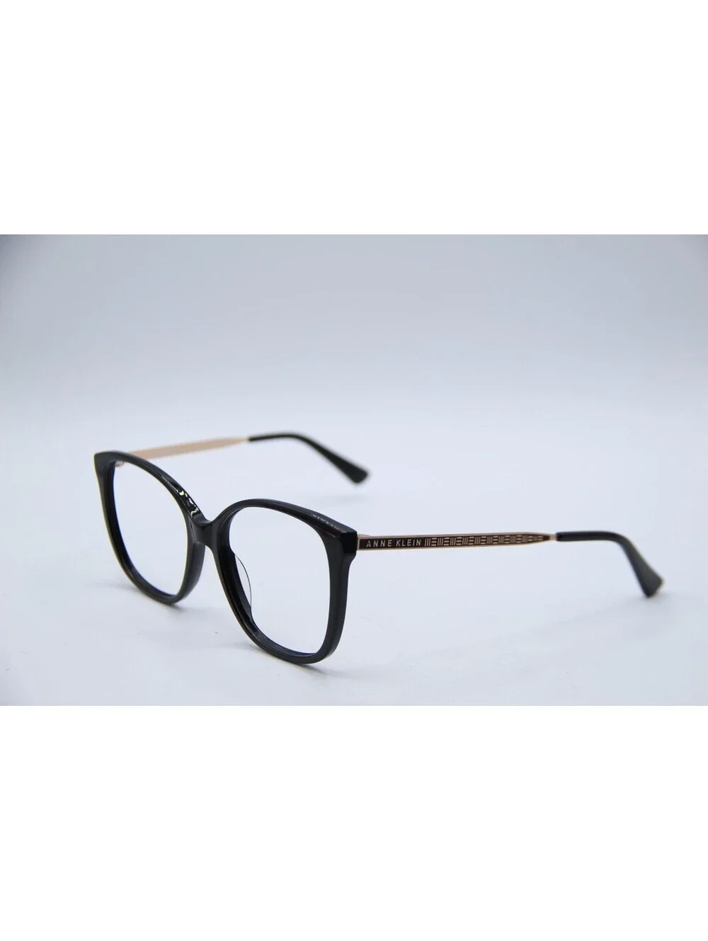 Anne Klein Ak7079 001 Black Gold Authentic Frames Eyeglasses 54-17